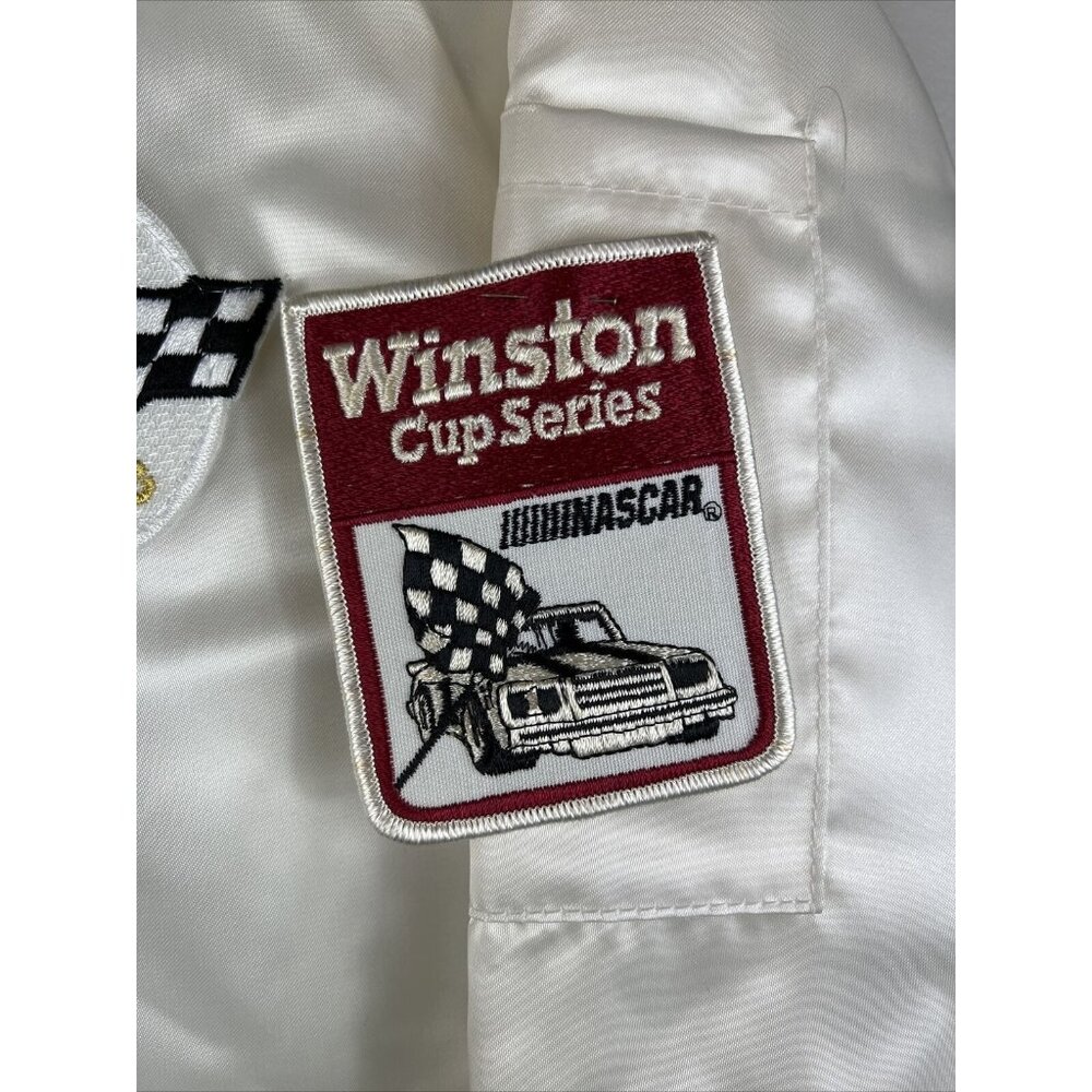 Vintage Horizon USA Jacket Chevy Corvette Winston Cup Patches Daytona 1989 Large - Picture 2 of 10